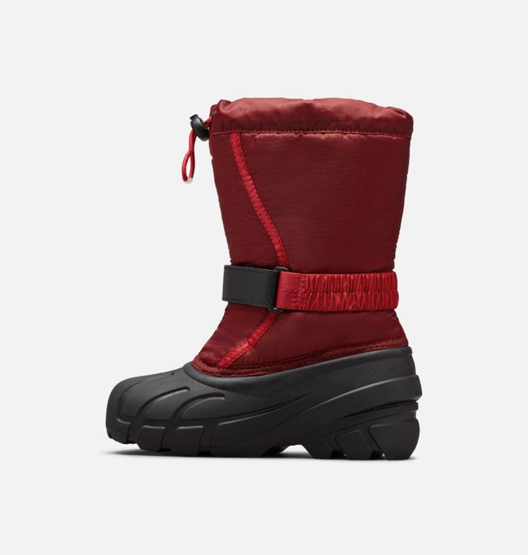 Sorel Childrens Flurry™ - Kids Snow Boots Red/Black - 037821VUR